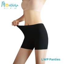 LWP กางเกงซับในไร้ขอบ กันโป๊ ซับในขาสั้น เอวสูง ยืดเยอะ กางเกงในผู้หญิง ไม่ม้วน สะโพก 33-45