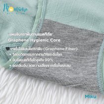 Miku Plus กางเกงในไซส์ใหญ่ ผ้าทอญี่ปุ่น สะโพก 46-58 นิ้ว ใส่สบาย ไม่เข้าวิน